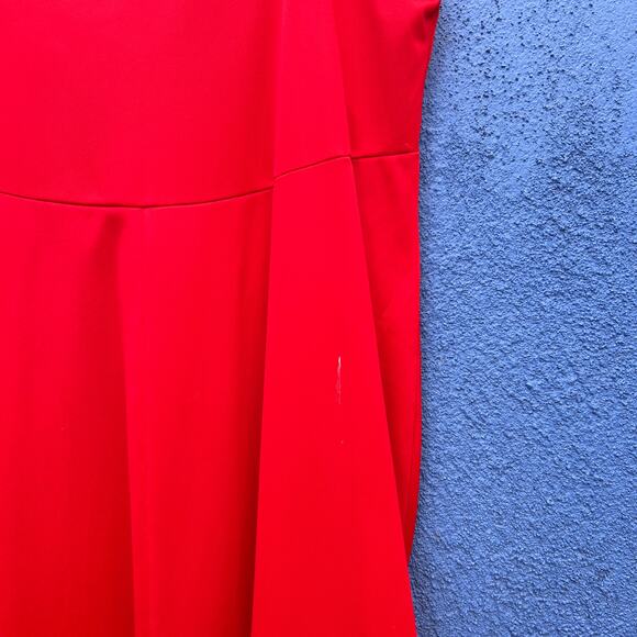 vintage red slip dress - Picture 5 of 5